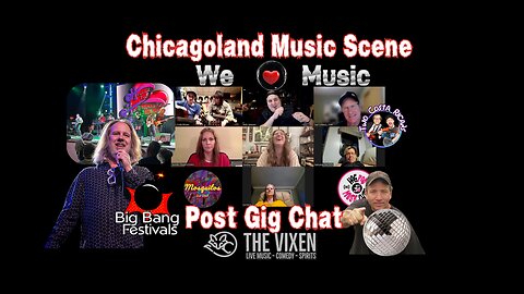 🎶 HOG POD Heart of Glass Blondie Tribute Band Post Gig Chat The Vixen in McHenry 🎸
