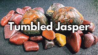 Rock Tumbling: Jasper Varieties - Red Oolitic, Mary Ellen, & more | Looking at Rocks (NOT A HOW TO)