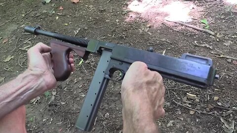 Thompson Submachine Gun Close-up