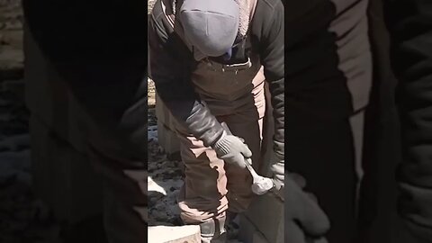 Watch as this MASSIVE stone is carved into a kitchen sink & countertop! https://youtu.be/y1hy9WmLMa8