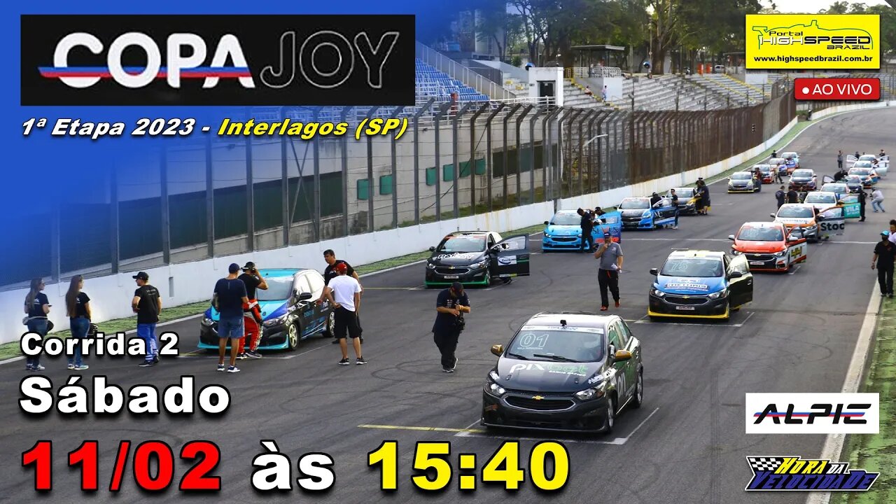 COPA JOY CHEVROLET | Corrida 2 | 1ª Etapa 2023 | Interlagos (SP) | Ao Vivo
