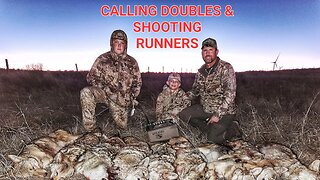 Coyote Hunting - A Day of Calling Doubles & Shooting Runners