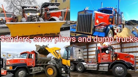 Sanders, snow plows and dump trucks! #trucking