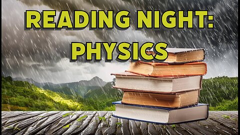 Research and Reading Night - Physics Textbook Night