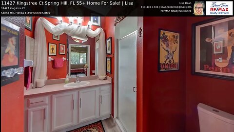 11427 Kingstree Ct Spring Hill, FL 55+ Home For Sale! | Lisa