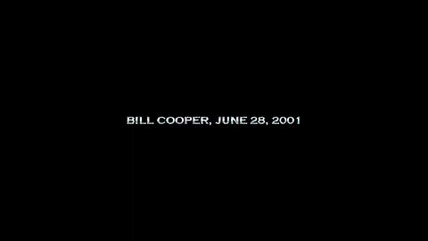 WILLIAM COOPER - JUNE 28, 2001 - The Prediction 9/II