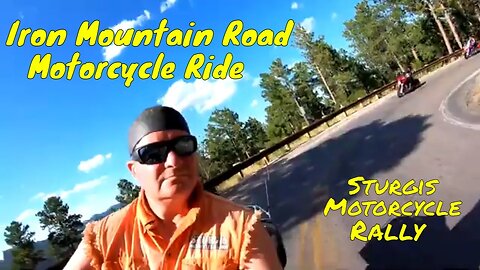 Iron Mountain Road Motorcycle Ride during Sturgis Motorcycle Rally