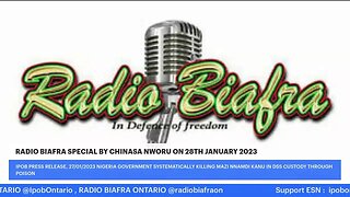 Emergency Radio Biafra broadcast !