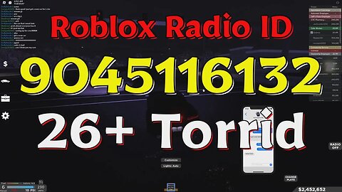 Torrid Roblox Radio Codes/IDs