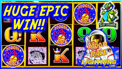 TO THE MOON! HUGE WIN ANYONE COULD HIT! Lightning Link Moon Race Slot