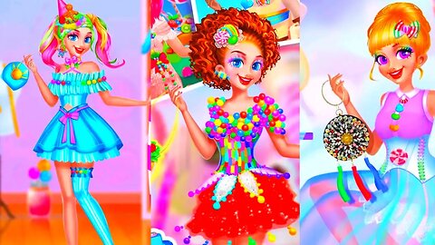 Candy girl makeup diy dressup/makeup games/girl games/dressup/makeup/new game 2023 @TLPLAYZYT