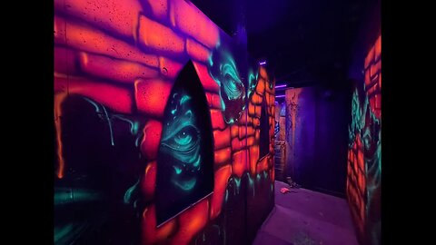 Scary bricks in Black light!