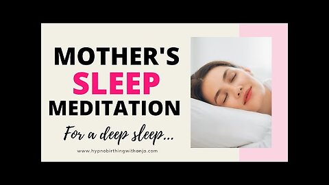 HYPNOBIRTHING SLEEP MEDITATION - PREGNANCY SLEEP MEDITATION - POSTPARTUM SLEEP MEDITATION