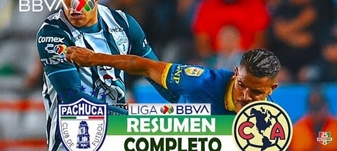 Pachuca vs Club America | Resumen Y Goles | Liga BBVA Clausura 2024 De Final IDA