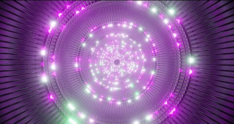 free visual loop for music | dj visual vj loop for techno | bright glowing neon tunnel