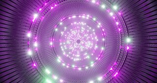 free visual loop for music | dj visual vj loop for techno | bright glowing neon tunnel