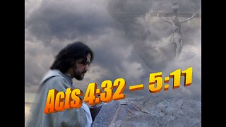 Acts 4:32 - 5:11 Sunday Sermon (5-5-24) Pastor Greg Tyra