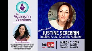 Justine Serebrin: Artist, Creativity Activator on Ascension, Art and Higher Vibe Living