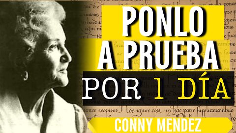 "UNA VEZ PRONUNCIADO DEBE MANIFESTARSE" CONNY MENDEZ EN ESPAÑOL #connymendez #metafisica #emmetfox