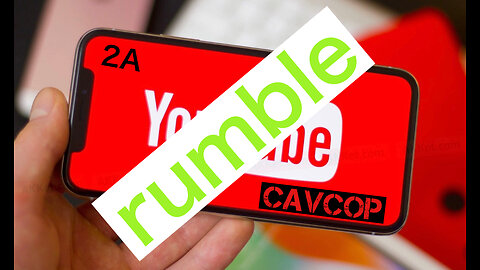 TELL YOUR FRIENDS TO DUMP YOUTUBE AND COME TO RUMBLE