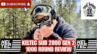 KELTEC SUB 2000 GEN 2 9MM 1000 ROUND REVIEW!