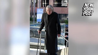 Frail Ozzy Osbourne walks with a cane in first sighting since retiring