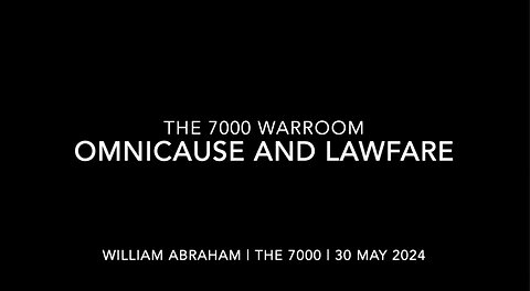 Kingdom Finance WarRoom - Omnicause and Lawfare - 30 May 2024