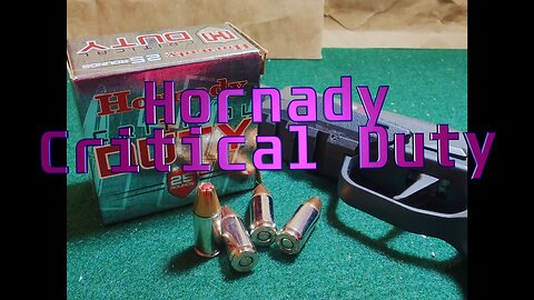 Critical Duty 9mm 124gr +P - Lets see how well these tiny lipsticks work 💄SIG P365 XL Ballistic test
