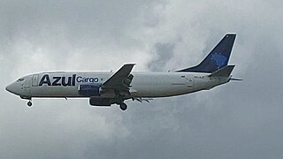 Boeing 737-300F PR-AJZ vindo de Campinas para Manaus