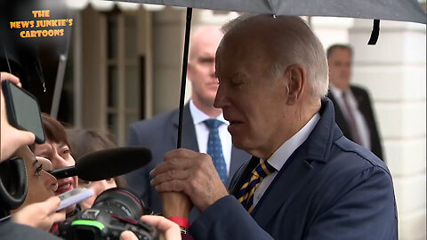 Biden grabs reporter’s hand: "The COVID emergency will end when the Supreme Court ends it."