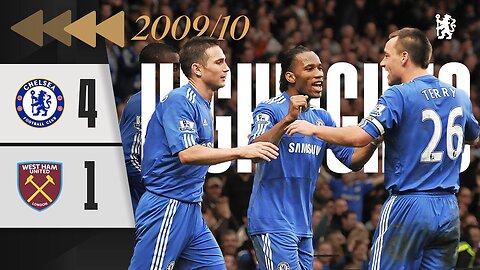 ⏪️ Chelsea 4-1 West Ham | DROGBA & MALOUDA help thrash Hammers! | FULL MATCH REWIND | PL 2009/10