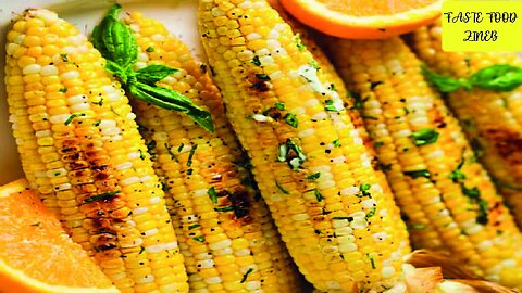 Corn on the cob in the oven😋❤❤❤❤