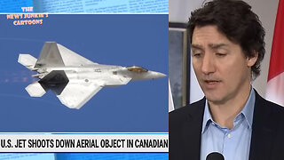 "Canadia" president Trudeau: "I gave the order" to fighter jets to shoot down a flying object.