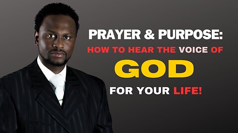 🔍 Discover Your Life Mission: How to Hear God's Voice Through Prayer and Purpose | A.J. BET-DAWID