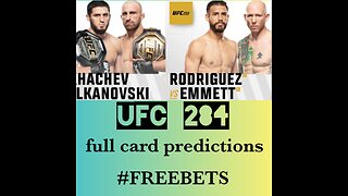 UFC 284 UPDATED BETS