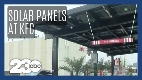 Solar panels installed at KFC in Northwest Bakersfield