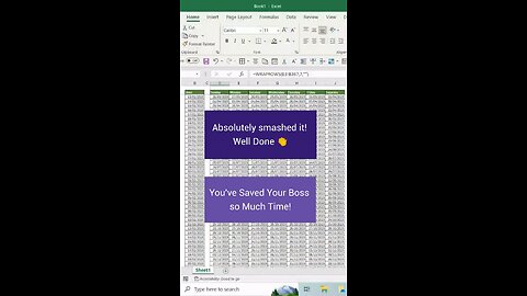 Excel Rows to Column Using the WRAPROWS Function 😊