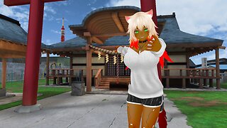 A Cat Vtuber Explores Summer Flare in VRChat in 2024?