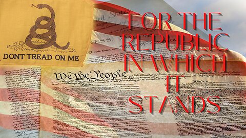 We Are A Constitutional Republic Not A Democracy (Ep #1)