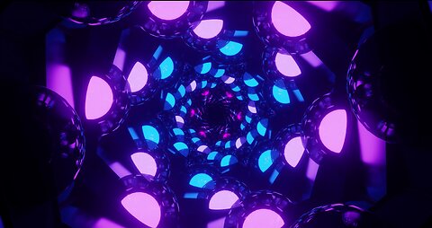 tunnel lights background 4k free download [loops] abstract pink blue neon tunnel