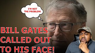 Bill Gates Gets CONFRONTED On His Hypocrisy Of Trying To Be Climate Jesus While Flying Private!