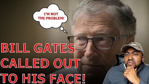 Bill Gates Gets CONFRONTED On His Hypocrisy Of Trying To Be Climate Jesus While Flying Private!