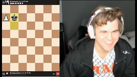 Magnus Carlsen Keeps Composure While Being Trolled by Chat