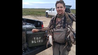 Ducks & Geese Falling From The Sky/Dog Retrieves Part 1 Hunting waterfowl Texas