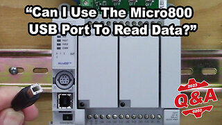 Q & A: Can I Use The Micro800 USB Port To Read Data?