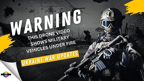 Ukraine War: Dramatic drone footage shows Russian convoy 'ambush'