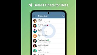 Seleção de Chats para Bots no Telegram