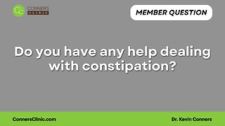 Do you have any help dealing with constipation?