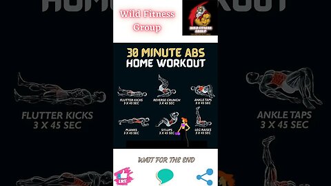 🔥30 minute abs home workout🔥#shorts🔥#wildfitnessgroup🔥6 February 2023🔥