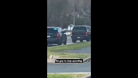 Officer Was Too Cold To Get Out Of His Cruiser